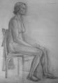 04 - Akt Bleistift, 42 x 60 cm